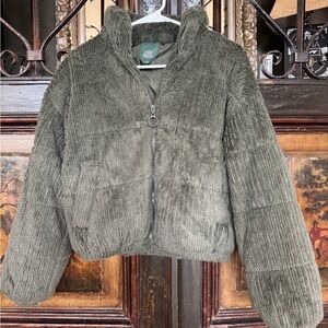 Cozy Olive Green Wild Fable Jacket
